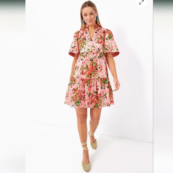 Tuckernuck Peony Meadows Crawford Dress - Picture 5 of 7